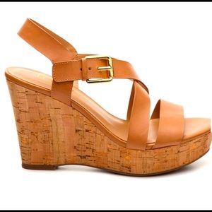 Franco Sarto size 8.5 wedge sandals